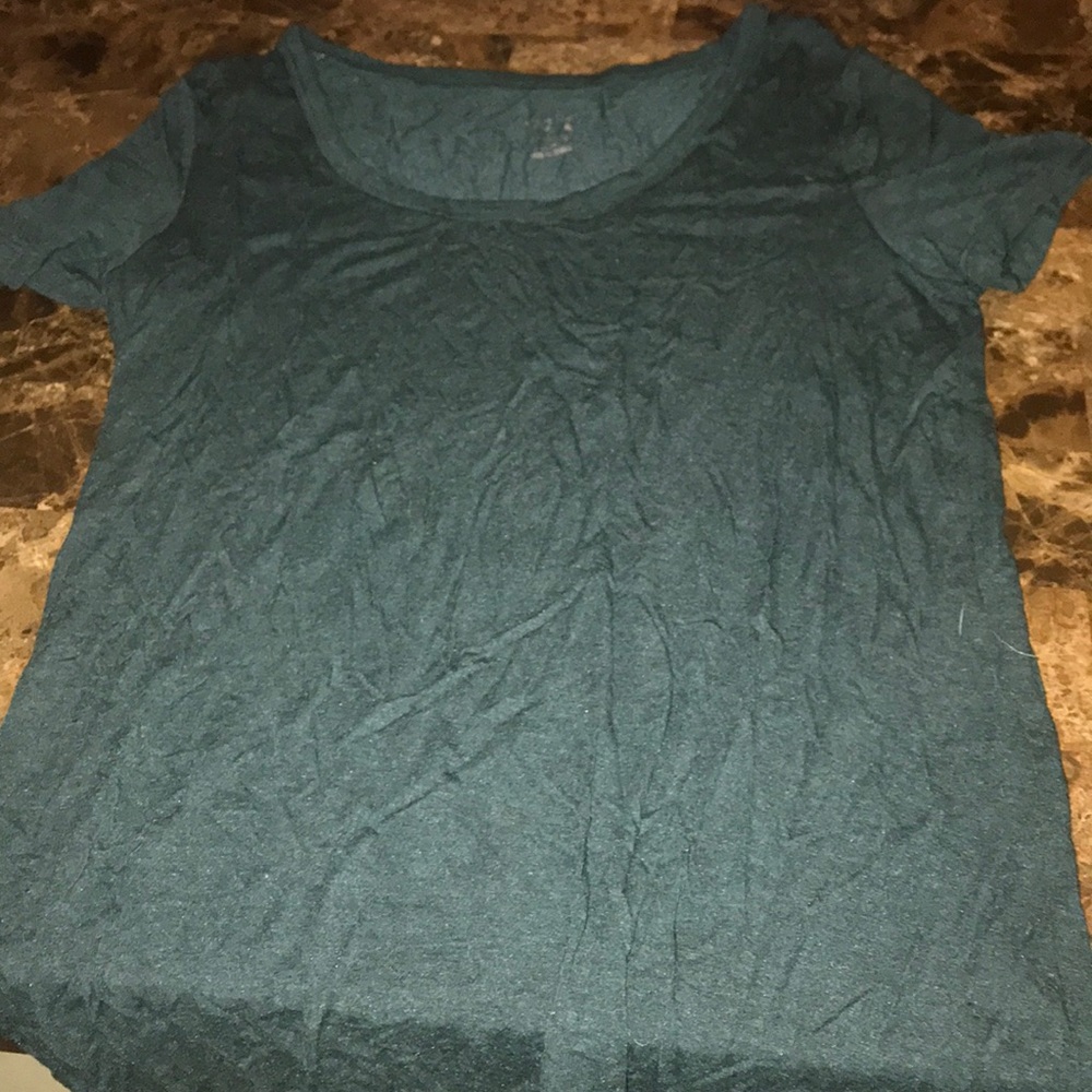 dark green shirt short sleeve